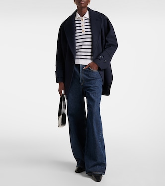 Wool and cashmere polo sweater | Jardin des Orangers