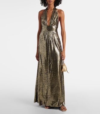 Ivy leopard-print open-back maxi dress | Alexandra Miro
