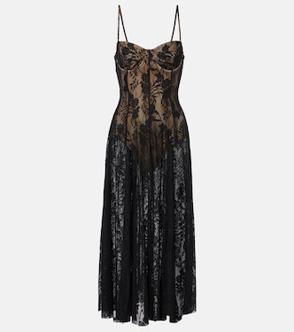 Slipdress aus Spitze | Norma Kamali