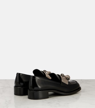 Mocassins en cuir à ornements | Prada