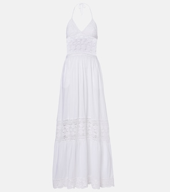 Maxikleid Filigree mit Häkelstrick | Anna Kosturova