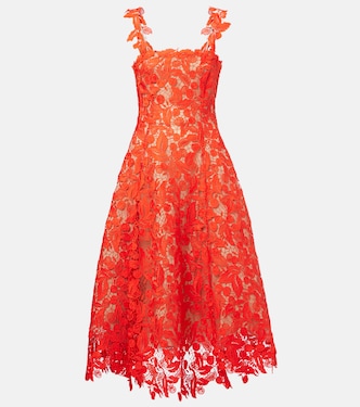 Cocktailkleid aus Guipure-Spitze | Oscar de la Renta