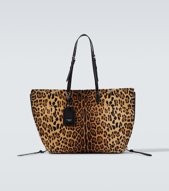 Cabas Atene en cuir façon poulain à motif léopard | Dolce&Gabbana