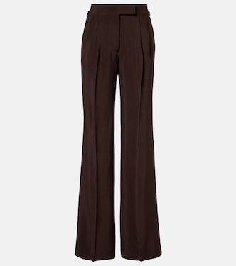 Pleated high-rise wide-leg pants | Tom Ford
