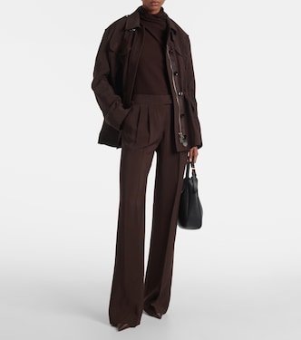 Pleated high-rise wide-leg pants | Tom Ford