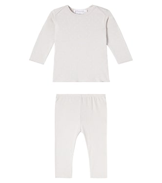 Baby Timi cotton T-shirt and pants set | Bonpoint