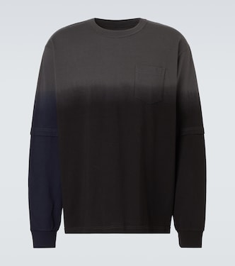 Dyed cotton sweatshirt | Sacai