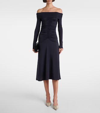 Vestido largo Callie de jersey fruncido | Altuzarra