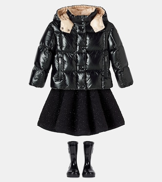 Pleated teddy skirt | Moncler Enfant