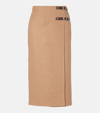 Curzio wool wrap skirt  | Max Mara