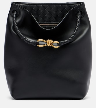 Andiamo Small leather bucket bag | Bottega Veneta
