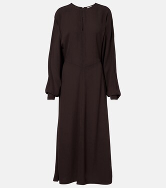 Hills cutout crêpe midi dress | Joseph