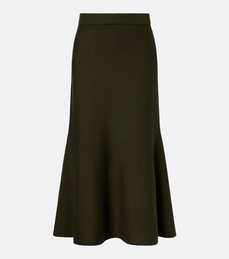 Layne wool midi skirt | Simkhai