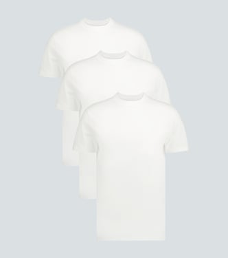 Three pack cotton-jersey T-shirts | Prada