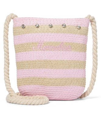 Verzierte Tasche aus Stroh | Monnalisa