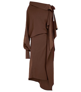 Aaber asymmetric midi dress | Petar Petrov