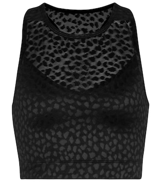 Crop top de nylon elástico | Adam Selman Sport