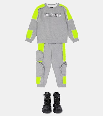 Sudadera de algodón con logo | Balmain Kids