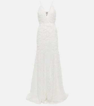 Bridal Robe Miley mit Zierfedern | Rotate