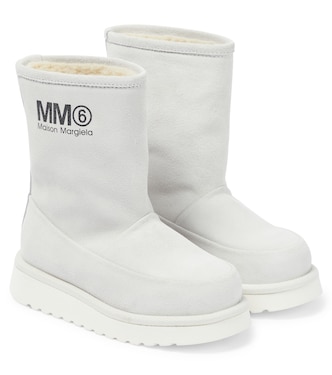 Boots mit Veloursleder | MM6 Maison Margiela Kids