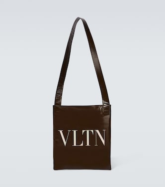 Sac à bandoulière en cuir à logo | Valentino Garavani