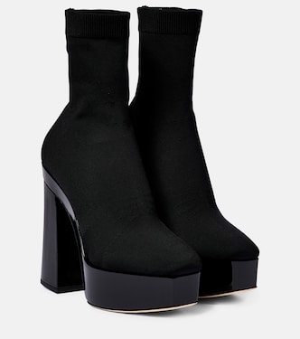 Giome 140 platform sock boots | Jimmy Choo