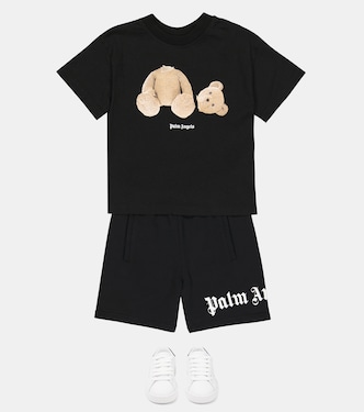 Bear cotton jersey T-shirt | Palm Angels Kids