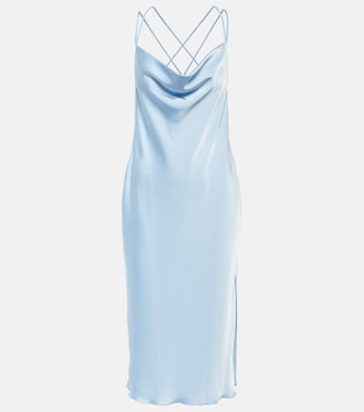 Bridal Grace satin midi dress | Rotate