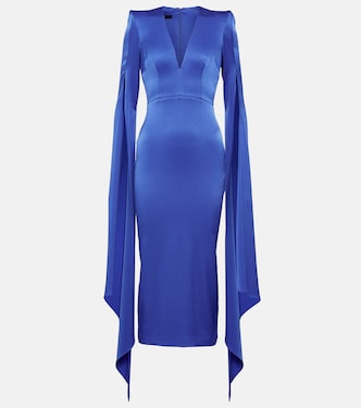 Crêpe midi dress | Alex Perry