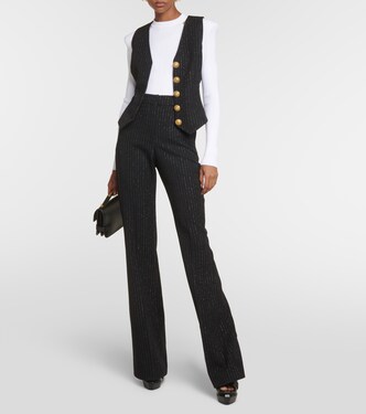 Schlaghose aus einem Wollgemisch | Balmain