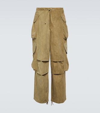 Pantalones cargo de algodón desteñido | Entire Studios