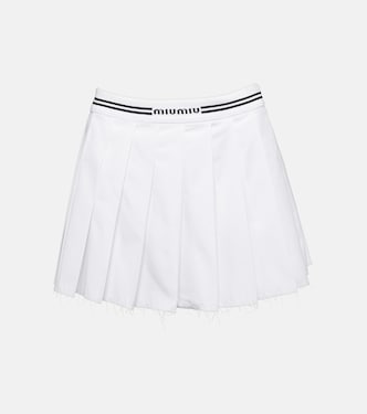 Minirock aus Baumwolle | Miu Miu