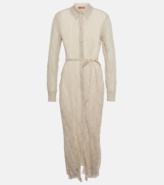 Abito chemisier Agnes in cotone e seta | Altuzarra