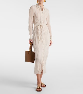 Abito chemisier Agnes in cotone e seta | Altuzarra