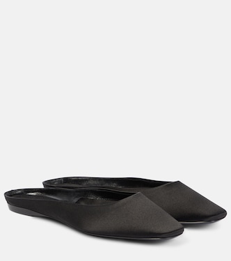 Slippers Lido aus Satin | Saint Laurent