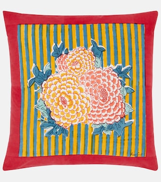Arabesque Corolla cotton cushion | Lisa Corti