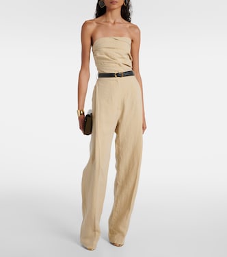 Pantalones anchos Gabrielle de lino | Tove