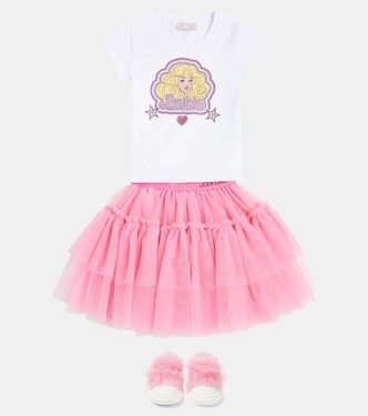 x Barbie® falda de tul | Monnalisa