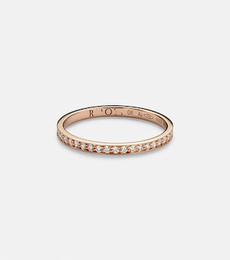 Bridal 18kt rose gold ring with diamonds | Repossi