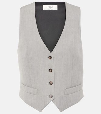 Gilet de costume en laine | Chloé