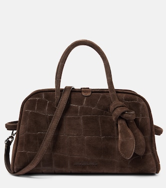 Turismo Small croc-effect suede tote bag | Jacquemus