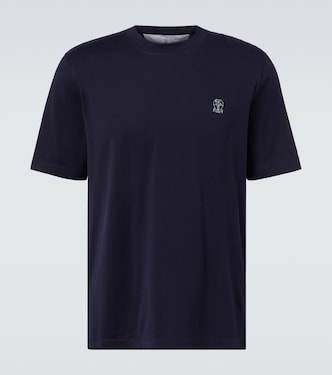 T-Shirt aus Baumwoll-Jersey | Brunello Cucinelli