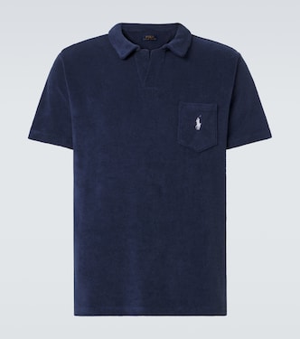 Cotton-blend terry polo shirt | Polo Ralph Lauren