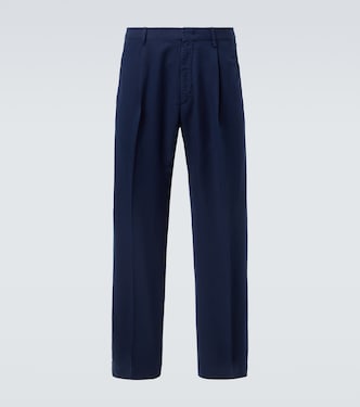 Chinohose aus Leinen und Baumwolle | Incotex