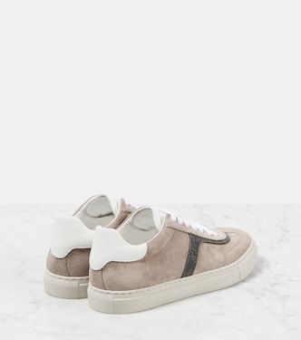 Sneakers in suede | Brunello Cucinelli
