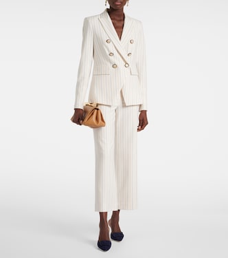 Pantaloni a gamba larga Brixton a righe | Veronica Beard
