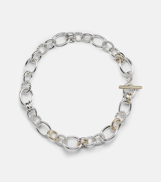 Collana DY Mercer™ in argento sterling e oro18kt con diamanti | David Yurman