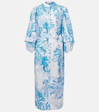 Hemdblusenkleid Cathy aus Baumwolle | Poupette St Barth