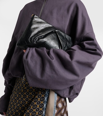 Clutch aus Leder | Dries Van Noten