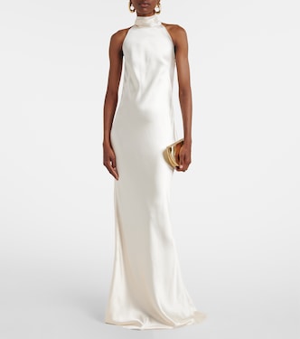 Bridal Robe Chilton aus Satin | Ralph Lauren Collection